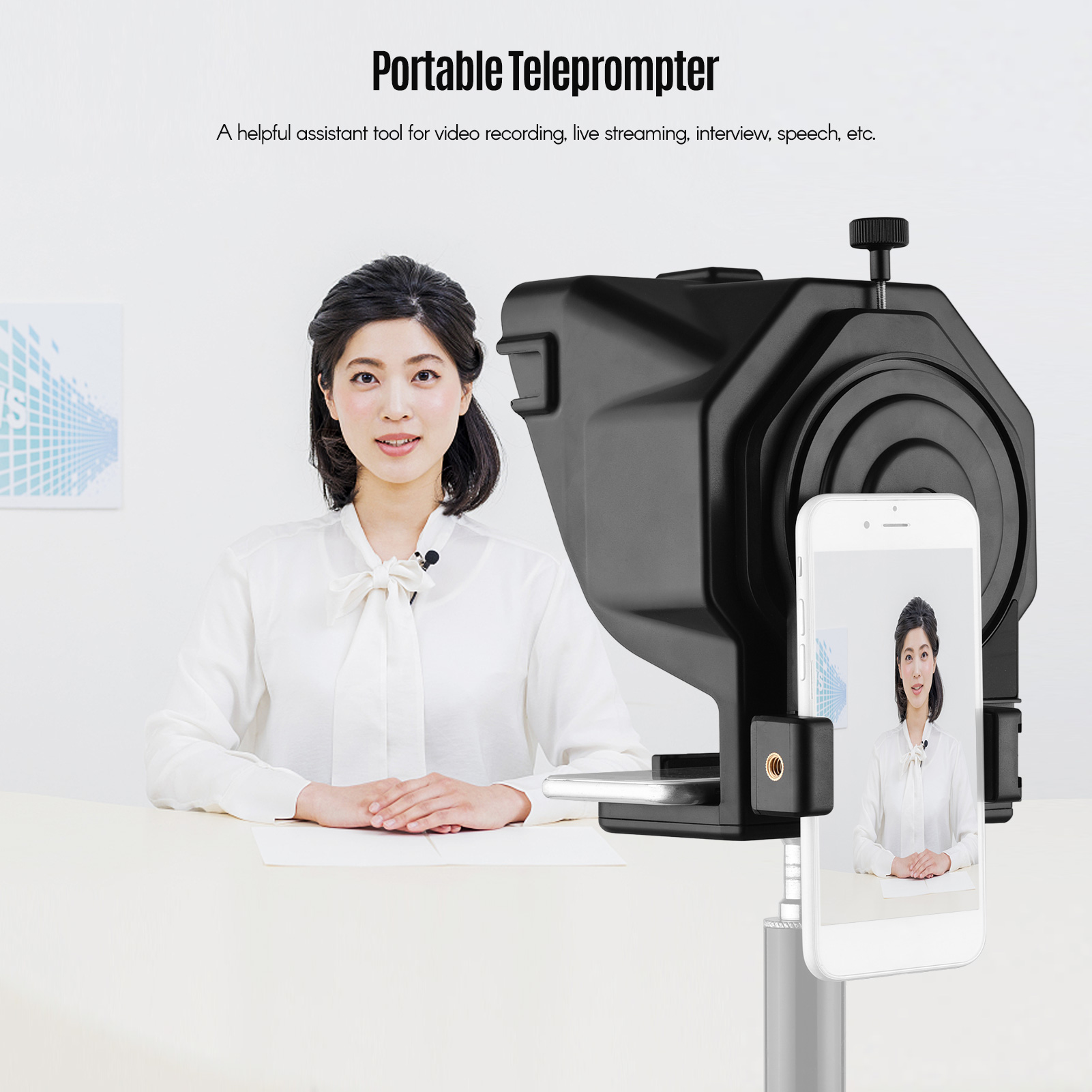 Andoer Portable Smartphone Tel - Photography Prompt recension och pris