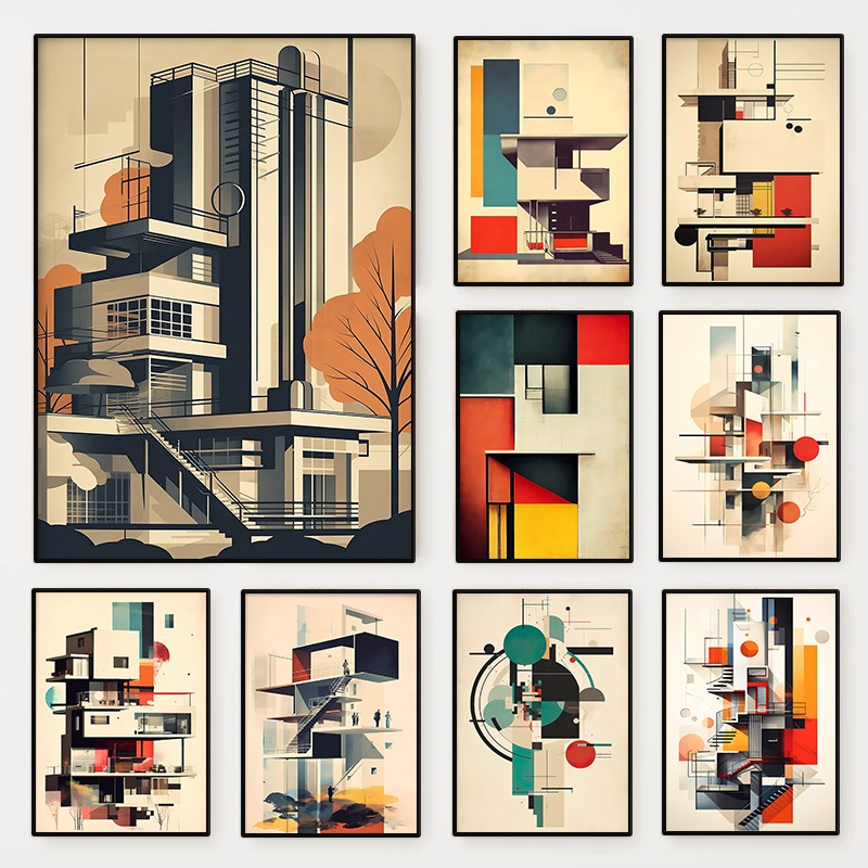 Vintage Minimalist Bauhaus Arc - Photography Geometry recension och pris