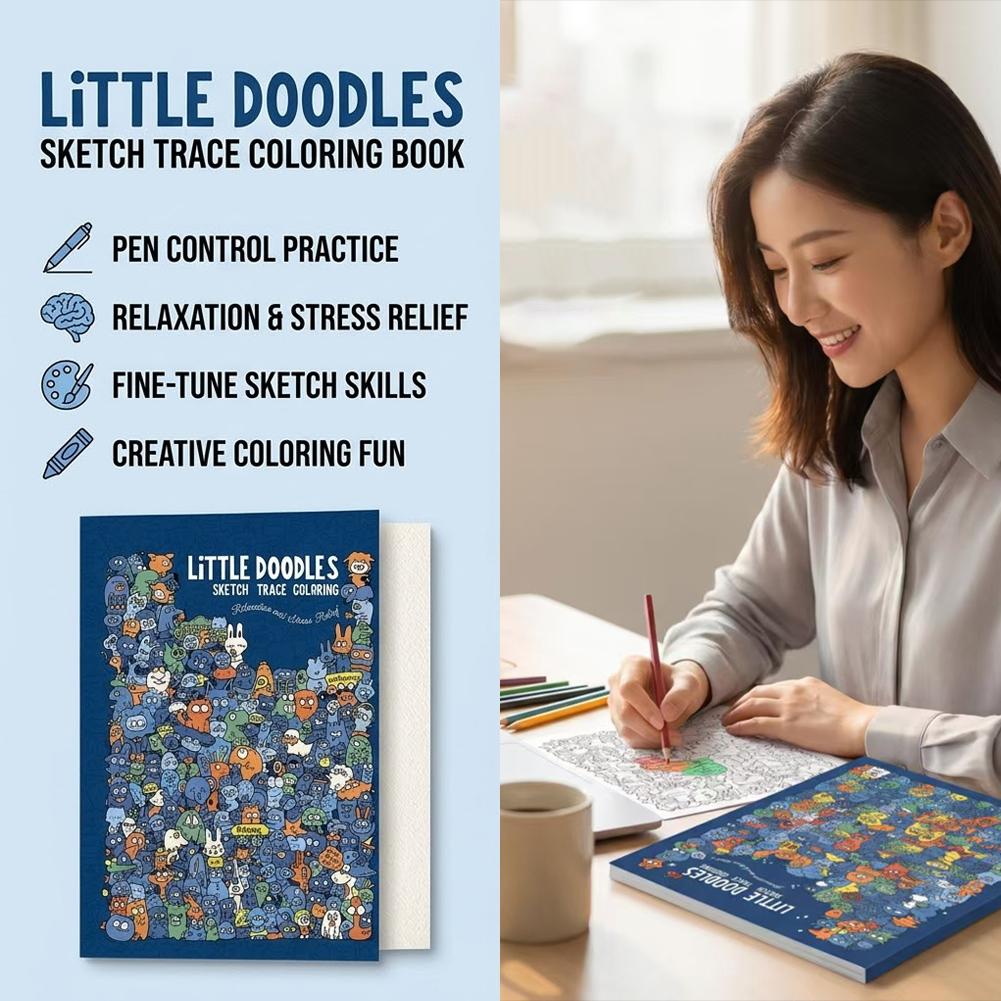 Sketch Trace Coloring Book Lit - Photography Book recension och pris